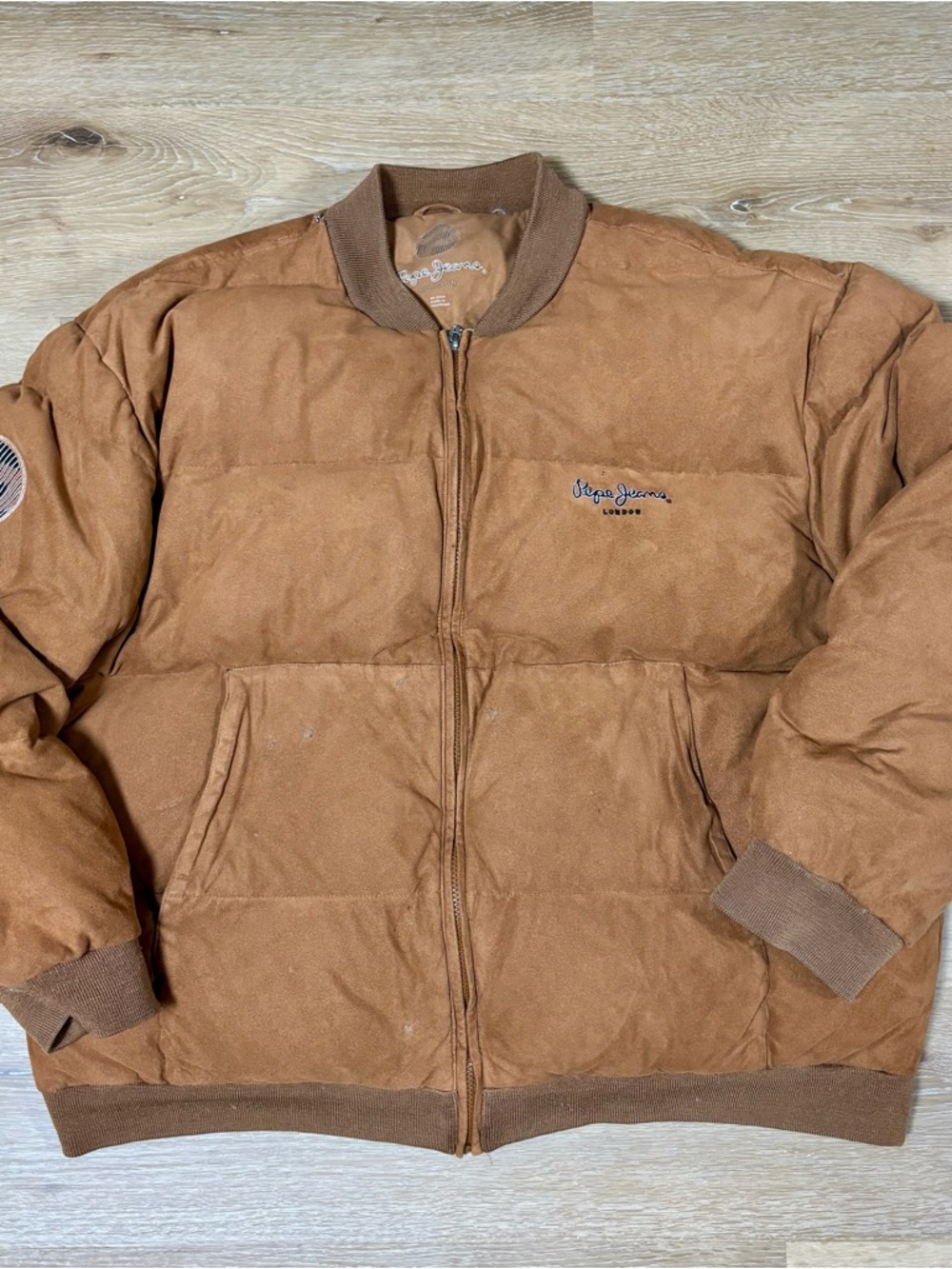 Vintage Pepe Jeans Brown Puffer Jacket